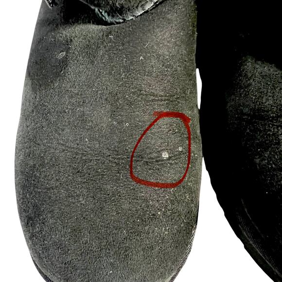 UGG Bailey Bow Black Shearling Boots Women’s US 8 Good Condition - Picture 8 of 10